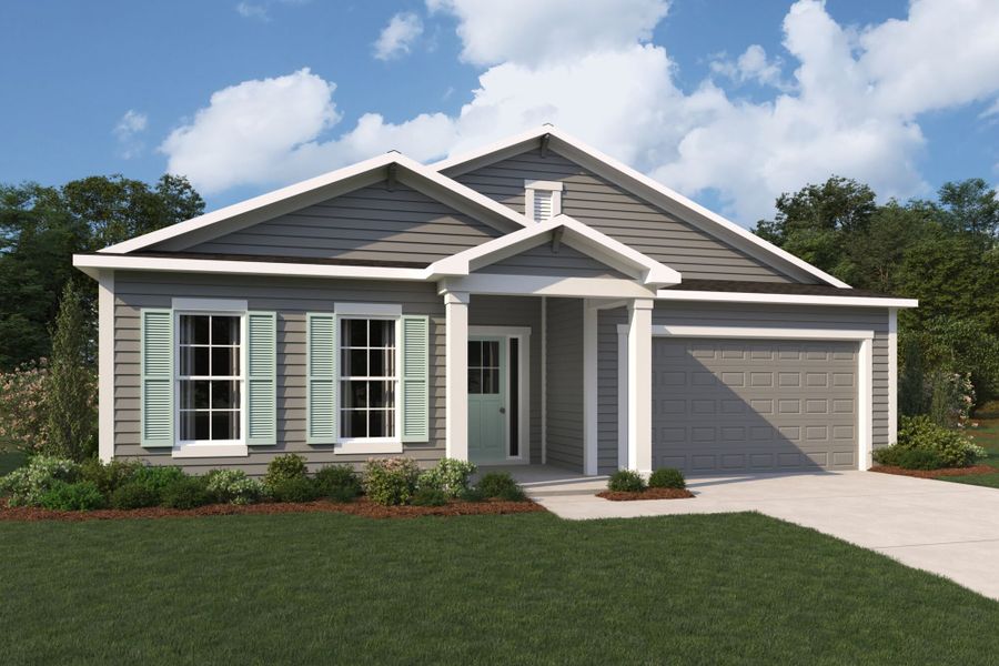 Representative exterior photo of a completed home built from the Dominica by Mattamy Homes in RiverTown, St. Johns, FL (Image 4).