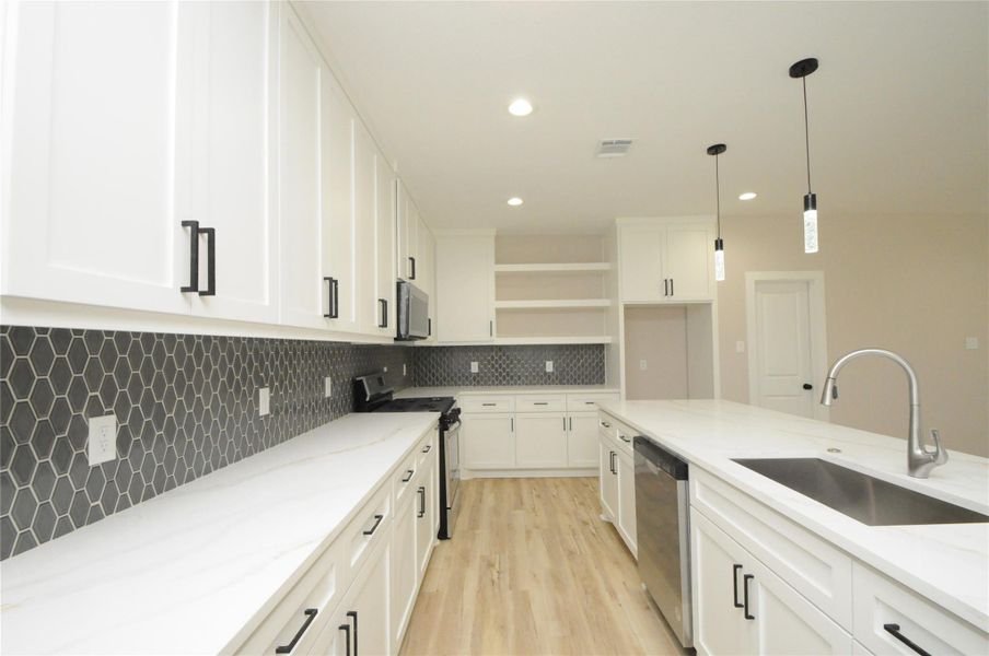 Furnished interior view inside a new home in , Houston (Image 23).