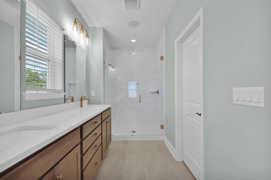 Representative furnished interior of a home built from the Crescent by Riverside Homes in Mariposa at EverRange, Jacksonville (Image 14).