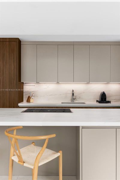 Furnished interior view inside a new home in , Miami Beach (Image 48). Furnished interior view inside a new home in , Miami Beach (Image 48).