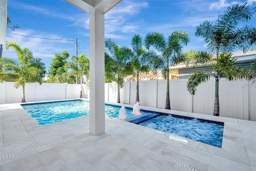 Exterior details and patio area of a home in , Sarasota (Image 26).