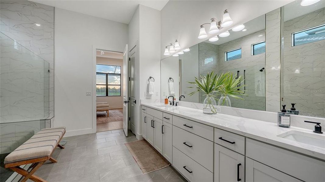 Furnished interior view inside a new home in , Sarasota (Image 64).