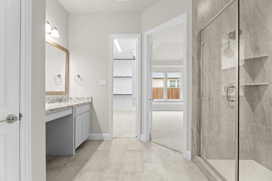 Representative furnished interior of a home built from the Laredo by Windsor Homes in Anna Town Square, Anna (Image 16).