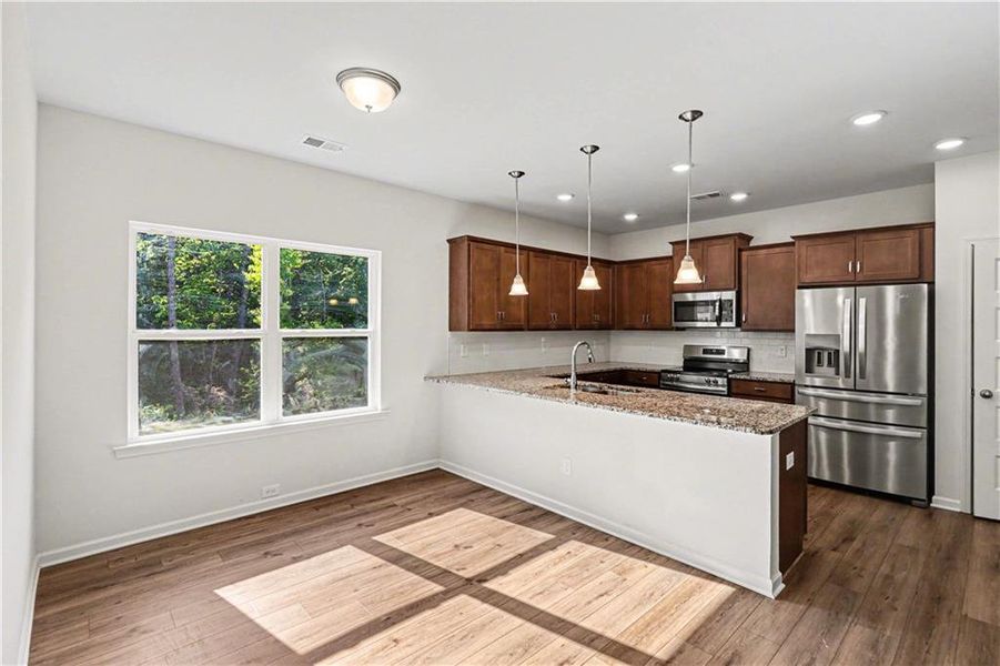 Furnished interior view inside a new home in Highland Crossing, Cartersville (Image 3).