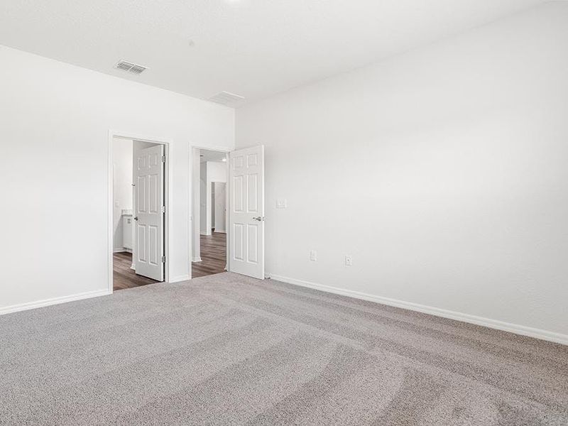 Your primary owner`s suite includes a walk-in wardrobe, linen closet, and en-suite bath.