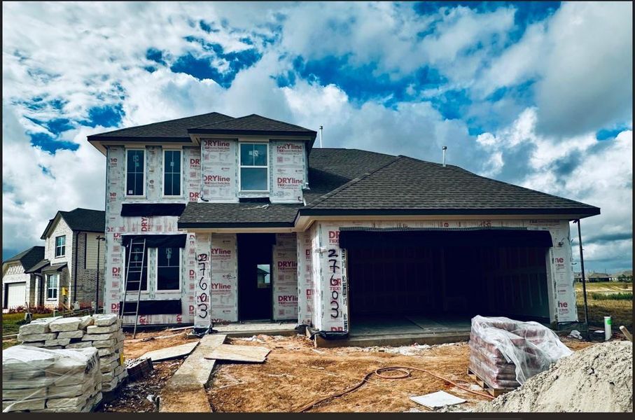 Actual progress of your home