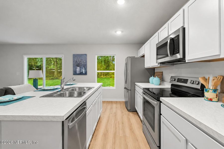 Furnished interior view inside a new home in , Jacksonville (Image 7).
