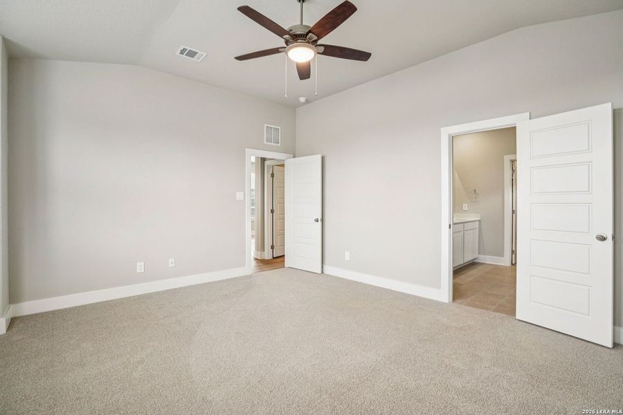 Spacious, unfurnished interior of a new home in Legendary Trails - Premier Series, Cibolo (Image 41).