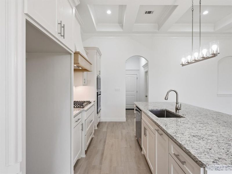 Furnished interior view inside a new home in , Godley (Image 10).