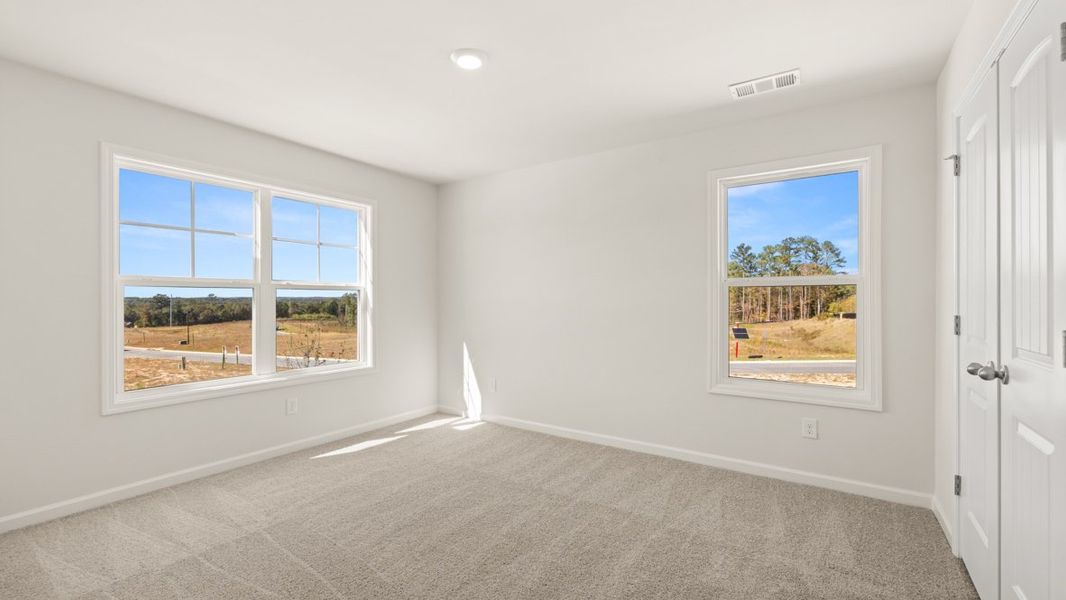 Representative unfurnished interior of a home built from the WINDSOR by D.R. Horton in Butner Estates, South Fulton (Image 57).