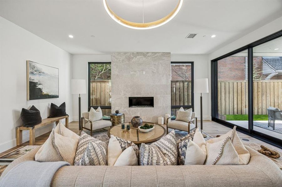 Furnished interior view inside a new home in , University Park (Image 18).