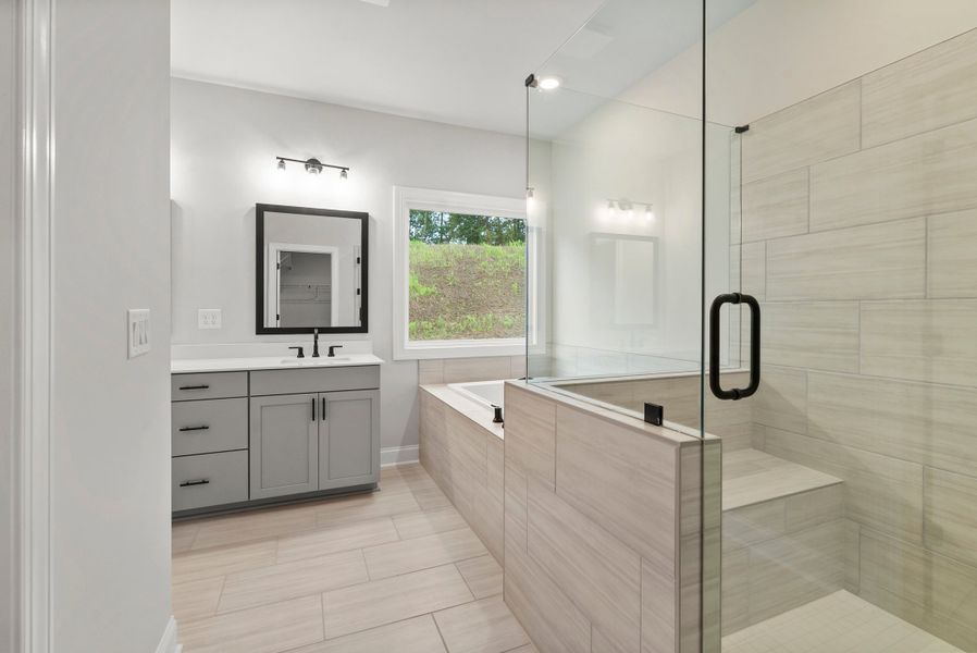 Representative furnished interior of a home built from the The Cameron by The Providence Group in Palisades Single Family, Cumming (Image 14).