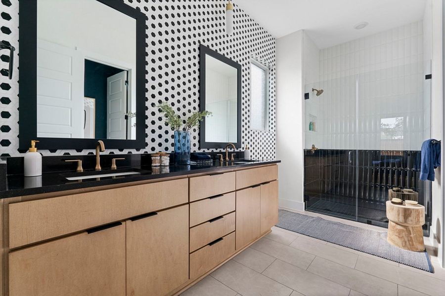 Furnished interior view inside a new home in Arbor Collection at Heritage, Dripping Springs (Image 19).