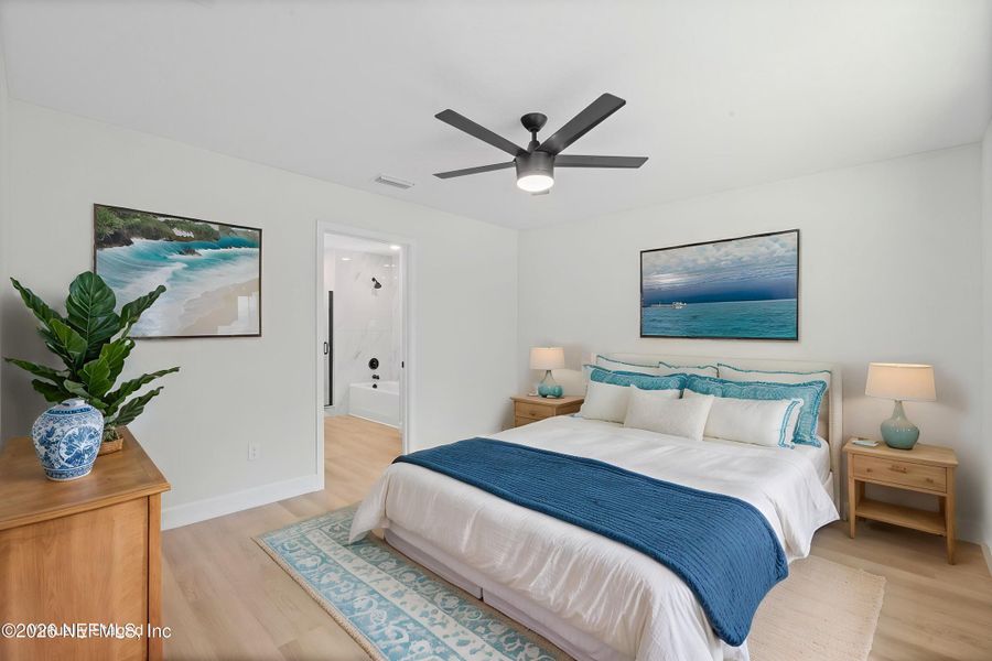 Furnished interior view inside a new home in , Jacksonville (Image 15).