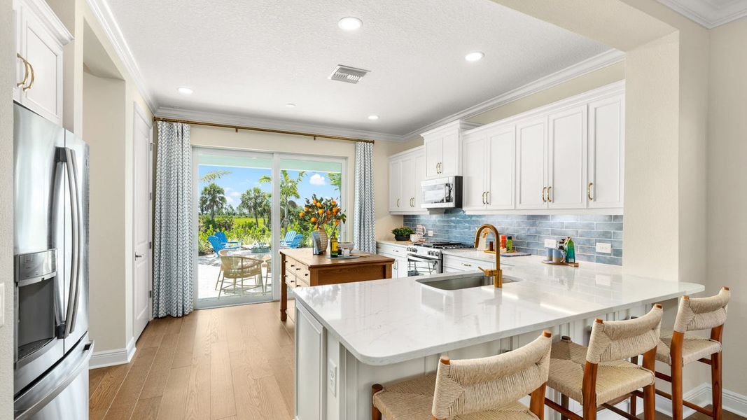 Furnished interior view inside a new home in Palmera Real Estate and Homes for Sale in Venice, FL - Neal Communities, Venice (Image 10). Furnished interior view inside a new home in Palmera Real Estate and Homes for Sale in Venice, FL - Neal Communities, Venice (Image 10).