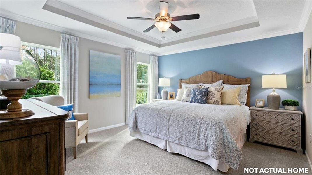Furnished interior view inside a new home in Sawmill Branch, Palm Coast (Image 12).