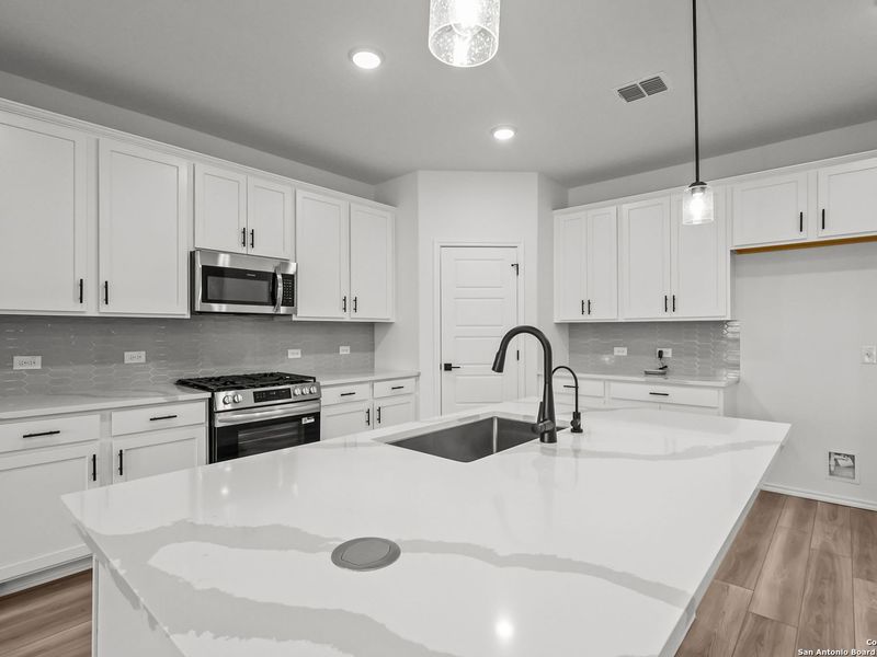 Furnished interior view inside a new home in Comanche Ridge, San Antonio (Image 13).