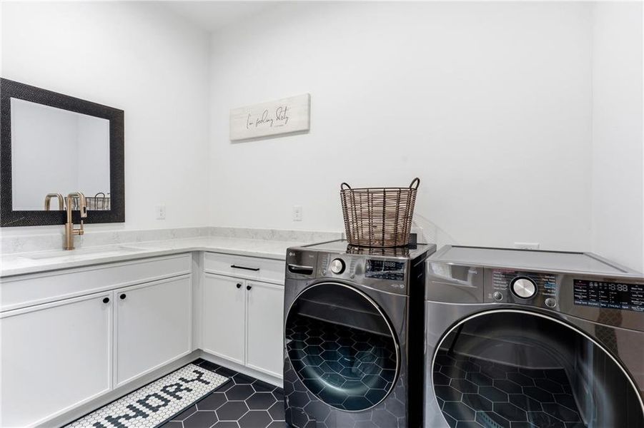Furnished interior view inside a new home in , Dacula (Image 57).