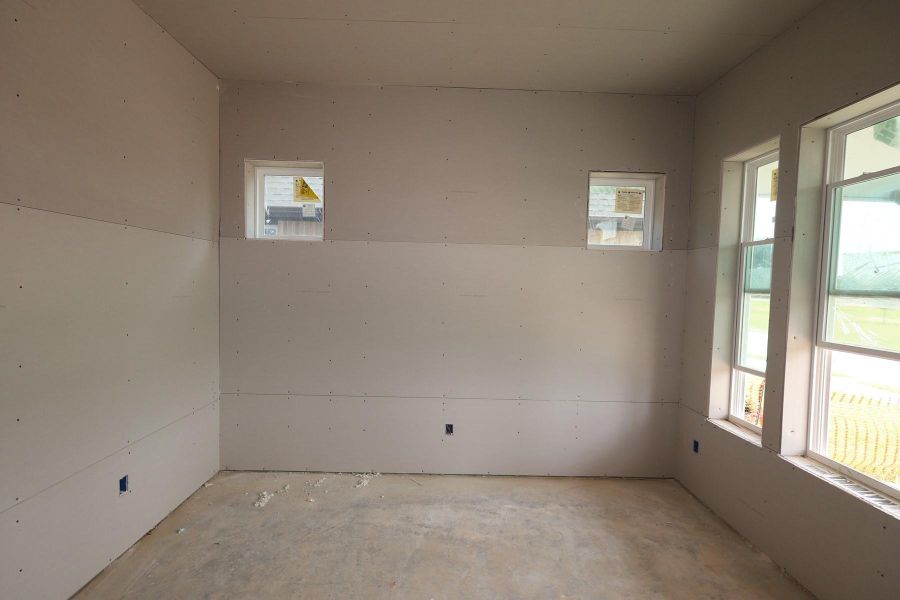 In-progress construction of a new home in Riceland - Enclave Row Collection, Mont Belvieu, TX (Image 10).
