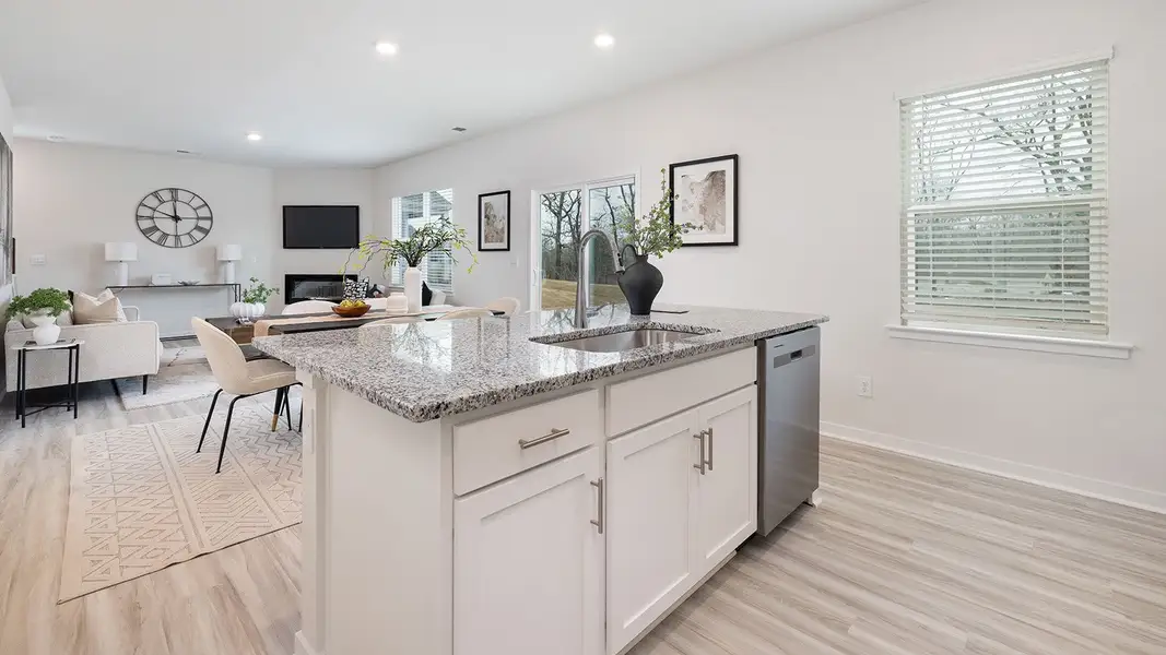 Furnished interior view inside a new home in Rydele Heights, Asheville (Image 6).