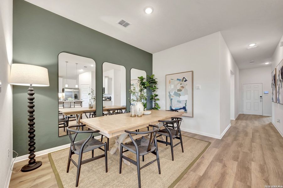 Furnished interior view inside a new home in Verano Farms, San Antonio (Image 11).