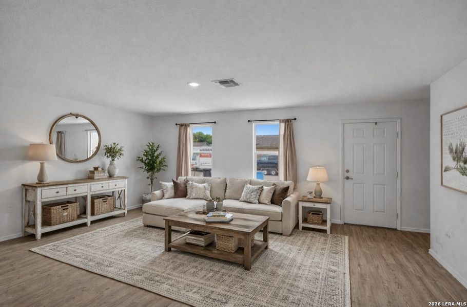 Furnished interior view inside a new home in Mission del Lago, San Antonio (Image 11).
