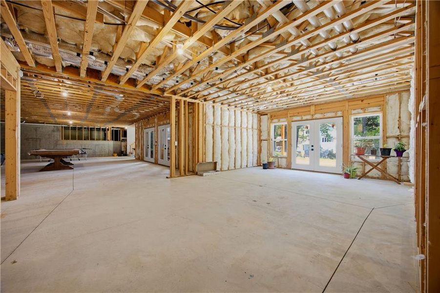 In-progress construction of a new home in , Sugar Hill, GA (Image 68).