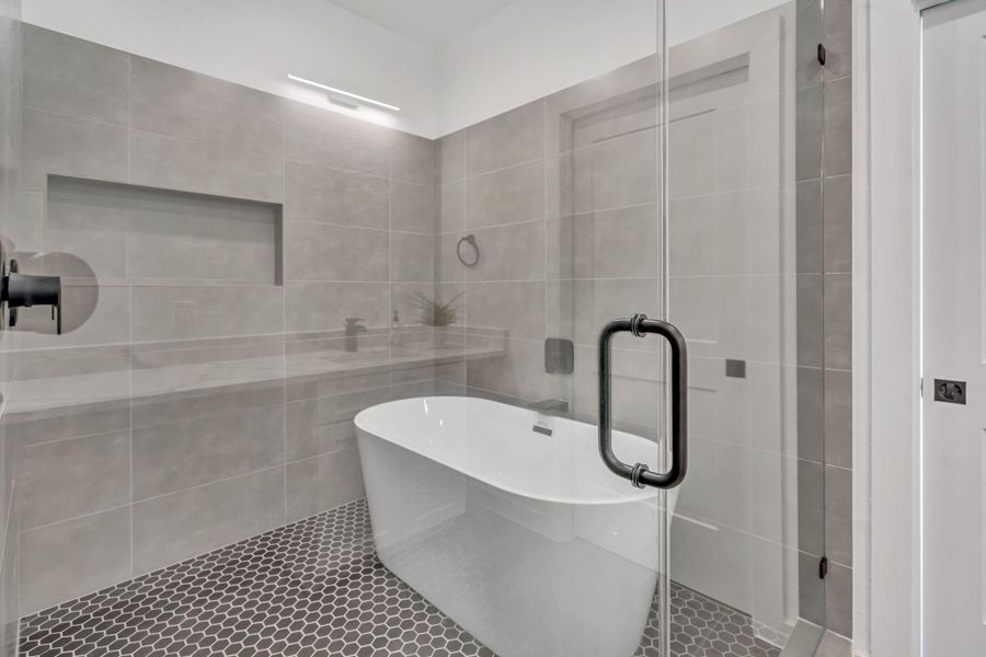 Furnished interior view inside a new home in , Houston (Image 25).