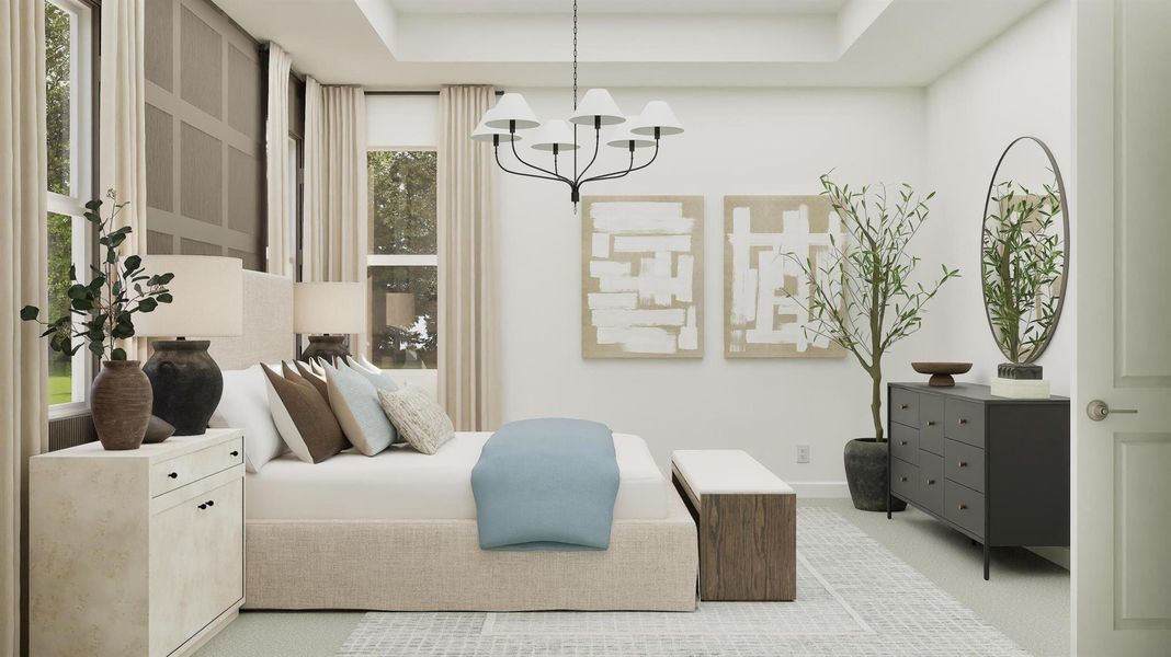 Furnished interior view inside a new home in Lotis Wellington: The Promenade Collection, Wellington (Image 8).