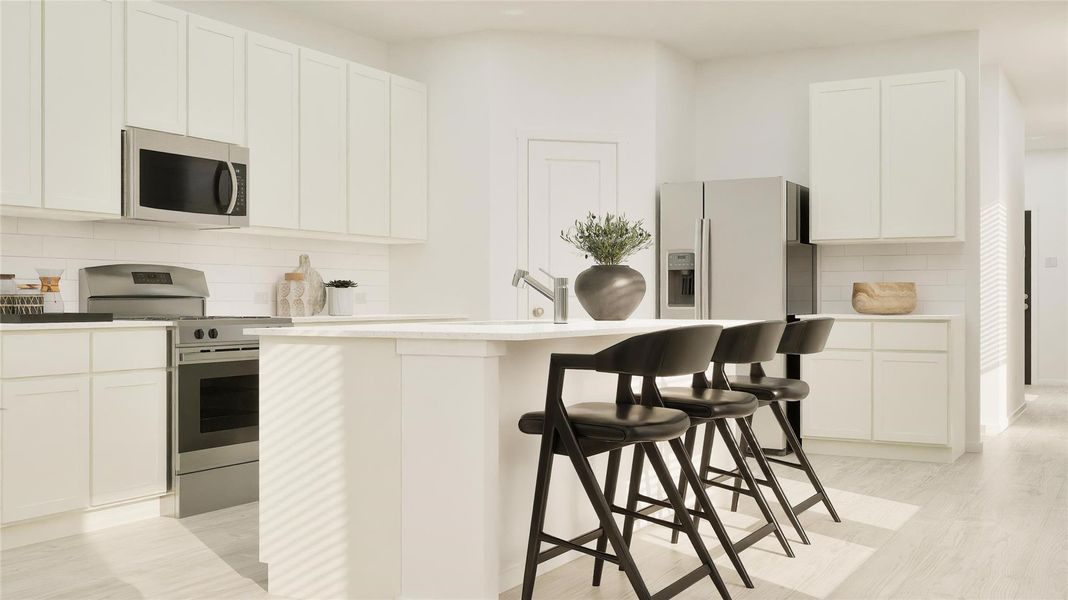 Furnished interior view inside a new home in Moore Landing, Magnolia (Image 7).