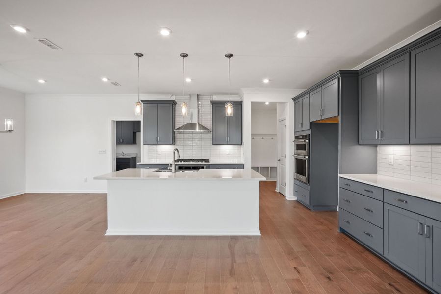 Large Kitchen with an Island