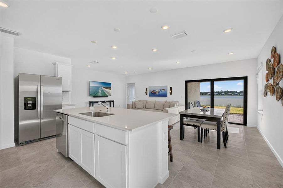 Furnished interior view inside a new home in , Sarasota (Image 11).