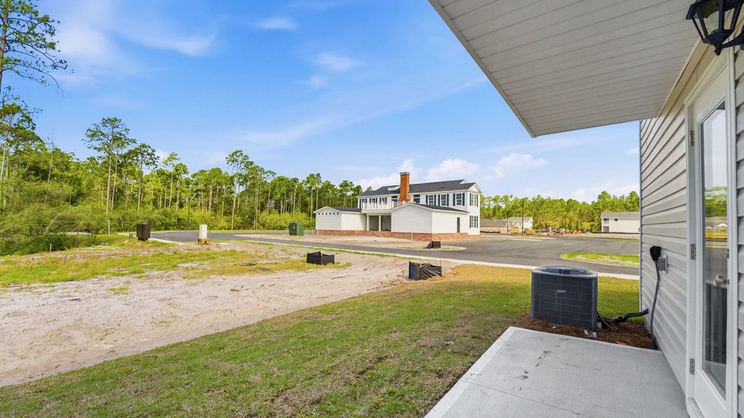Exterior details and patio area of a home in Chateau Nemours, Port Saint Joe (Image 3).