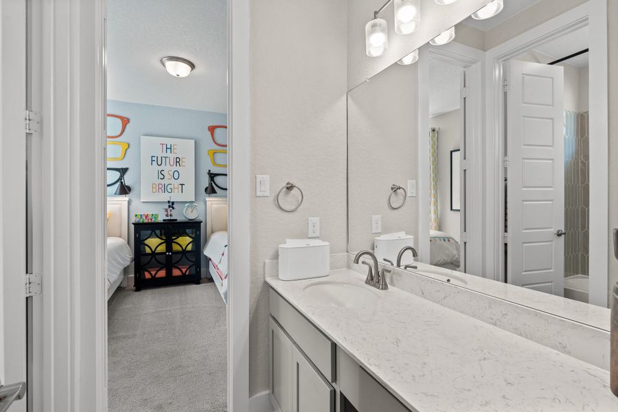 Furnished interior view inside a new home in Esperanza – New Phase Now Selling, Boerne (Image 11). Furnished interior view inside a new home in Esperanza – New Phase Now Selling, Boerne (Image 11).