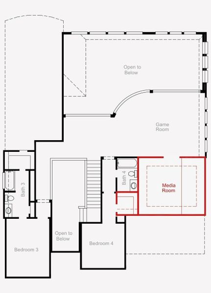 2D floor plan layout of this home in Colton, Todd Mission, TX (Image 2). 2D floor plan layout of this home in Colton, Todd Mission, TX (Image 2).