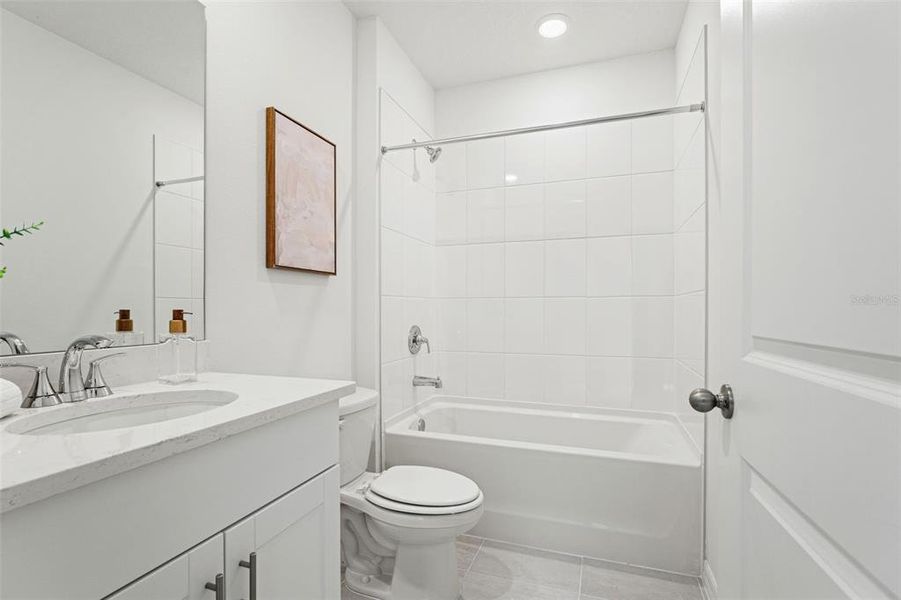 Furnished interior view inside a new home in Two Rivers - Classic Series, Zephyrhills (Image 17).