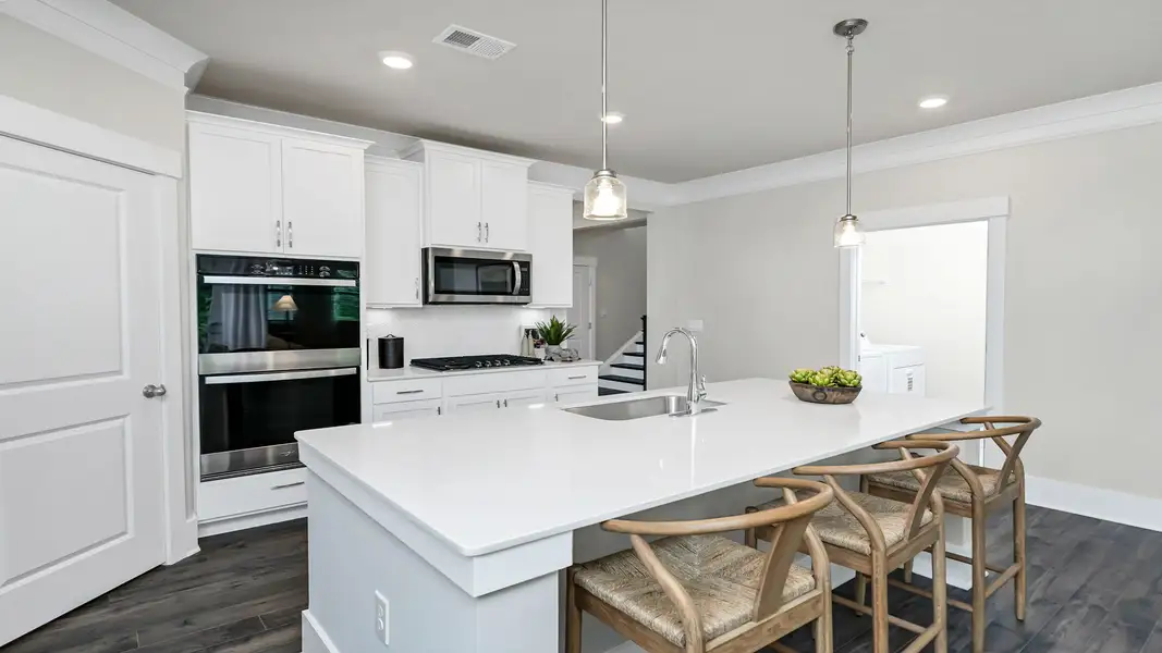Furnished interior view inside a new home in Cross Creek, Lexington (Image 7). Furnished interior view inside a new home in Cross Creek, Lexington (Image 7).