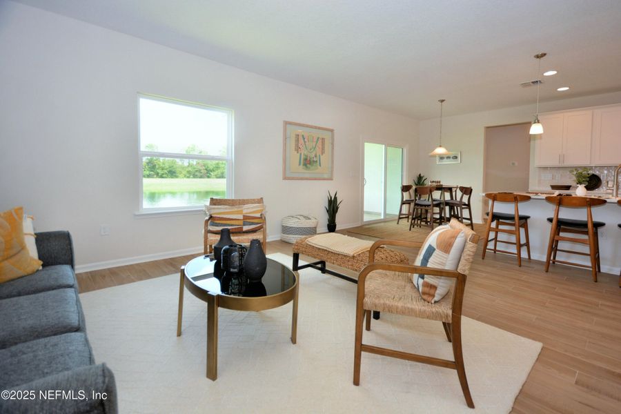Furnished interior view inside a new home in , Jacksonville (Image 29).