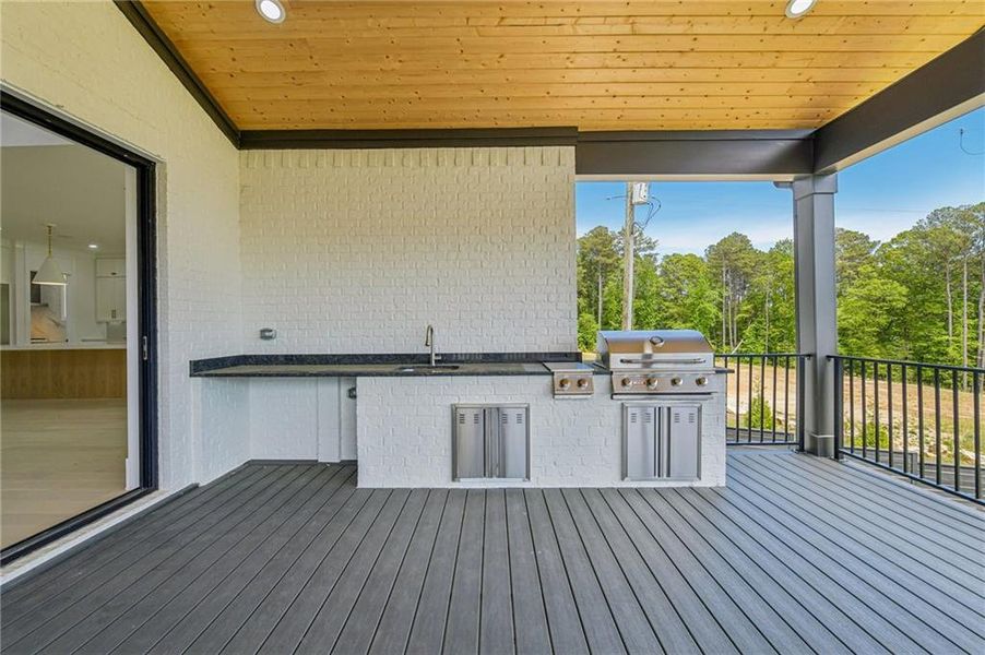 Exterior details and patio area of a home in , Buford (Image 31).