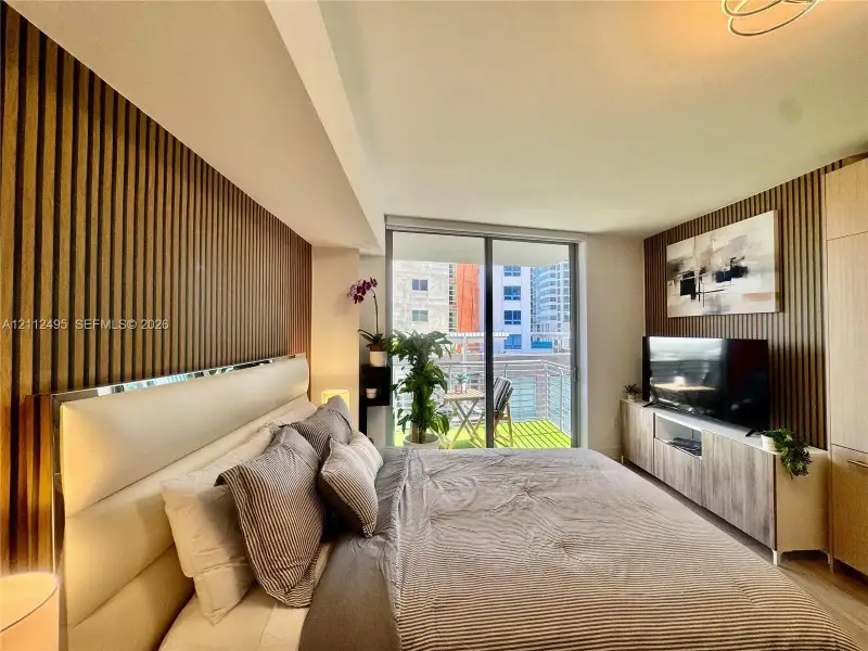 Furnished interior view inside a new home in , Miami (Image 14).