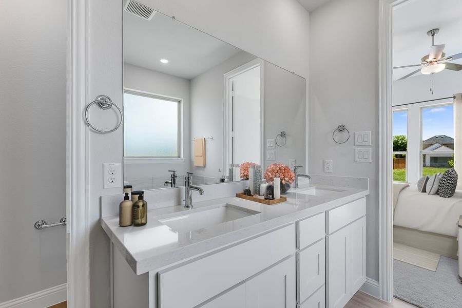 Furnished interior view inside a new home in The Ranch at Uptown Celina 40s, Celina (Image 10). Furnished interior view inside a new home in The Ranch at Uptown Celina 40s, Celina (Image 10).