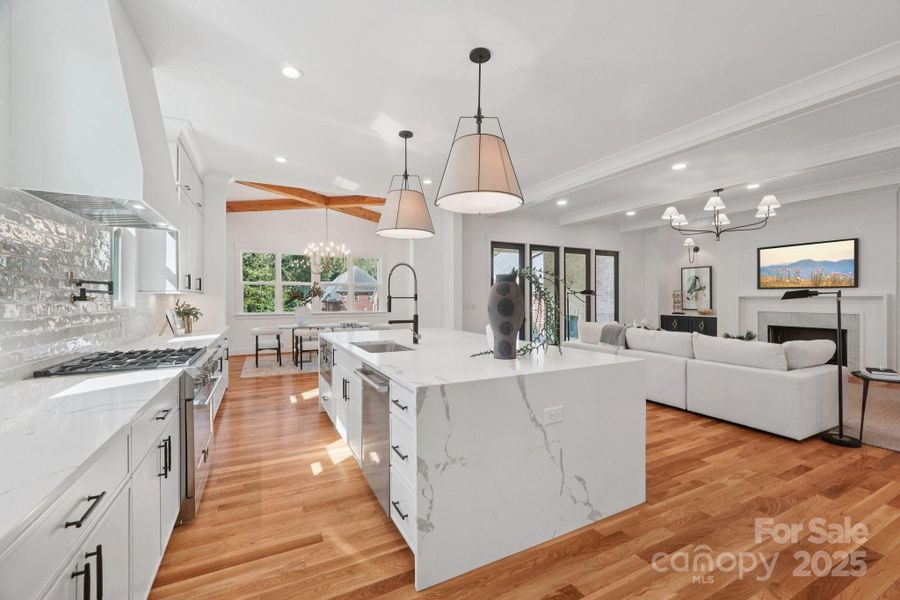 Furnished interior view inside a new home in , Charlotte (Image 33).
