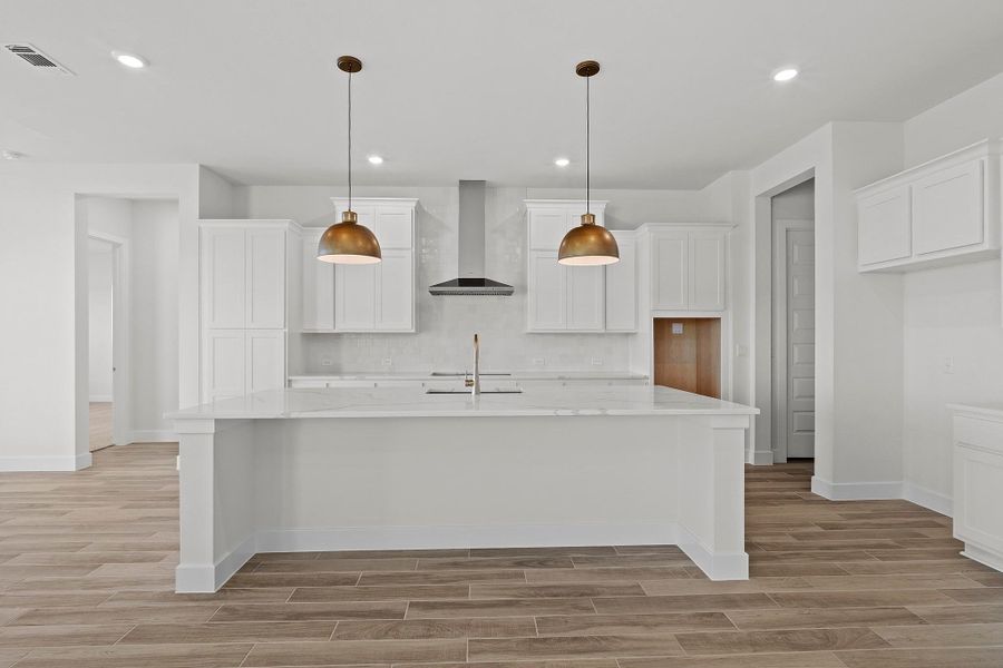 Furnished interior view inside a new home in Lariat, Liberty Hill (Image 6).
