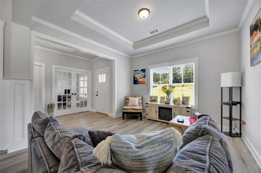 Furnished interior view inside a new home in , Monroe (Image 9).