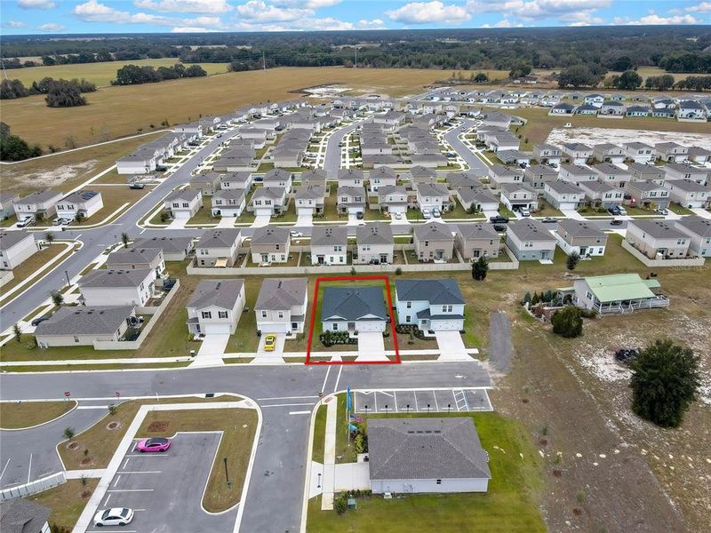 Front exterior of a new home in , Sumterville, FL, highlighting curb appeal (Image 27).