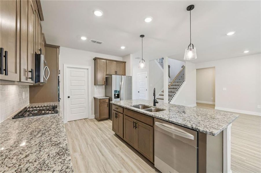 Furnished interior view inside a new home in Martin Springs - Estate Series, Lawrenceville (Image 11). Furnished interior view inside a new home in Martin Springs - Estate Series, Lawrenceville (Image 11).