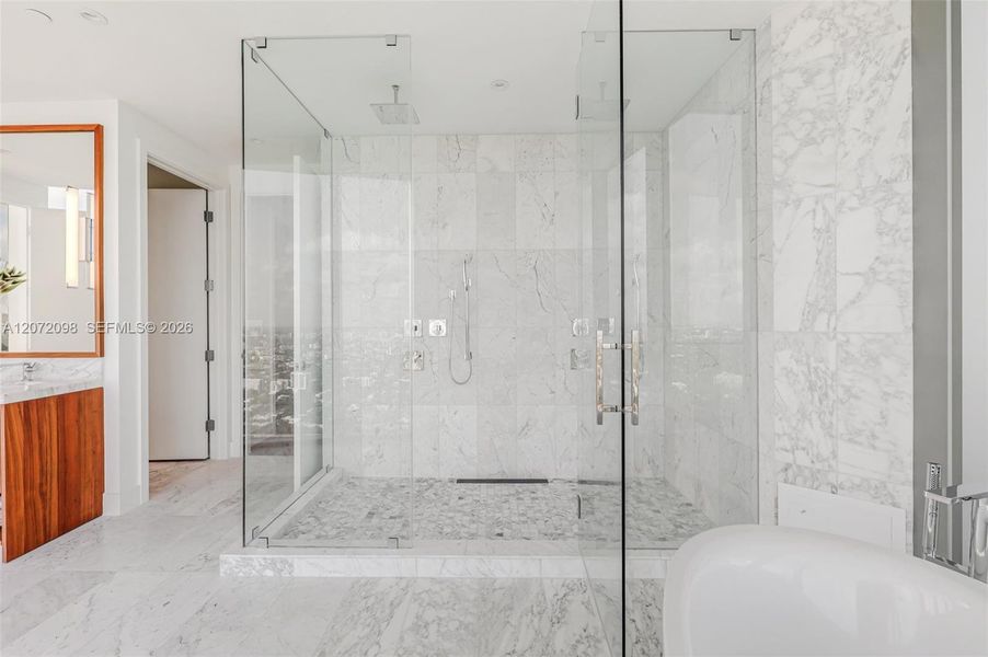 Furnished interior view inside a new home in , Miami (Image 13).