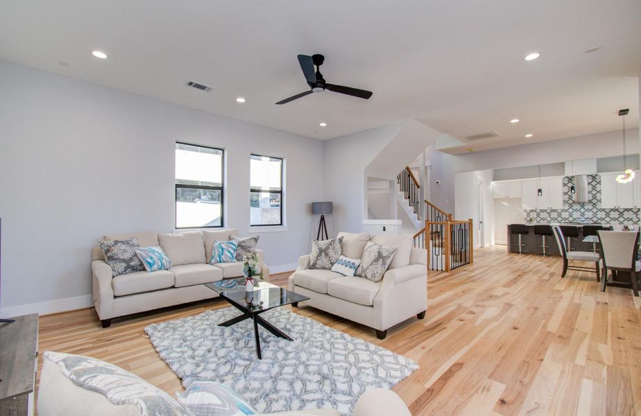 Previous build living/ kitchen