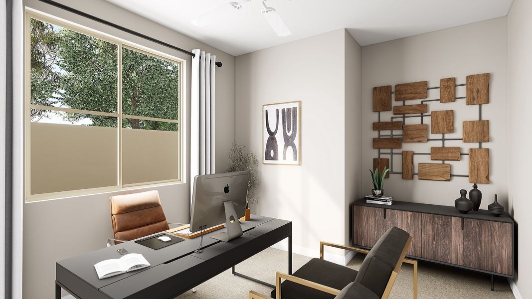Furnished interior view inside a new home in Waterston Central, Gilbert (Image 7).