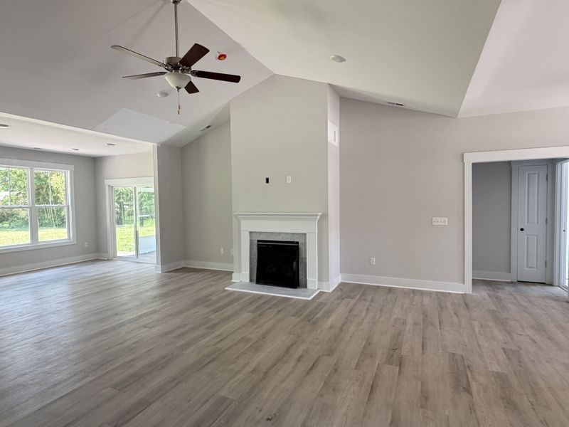Spacious, unfurnished interior of a new home in The Bluffs at Lake Waccamaw, Lake Waccamaw (Image 14).